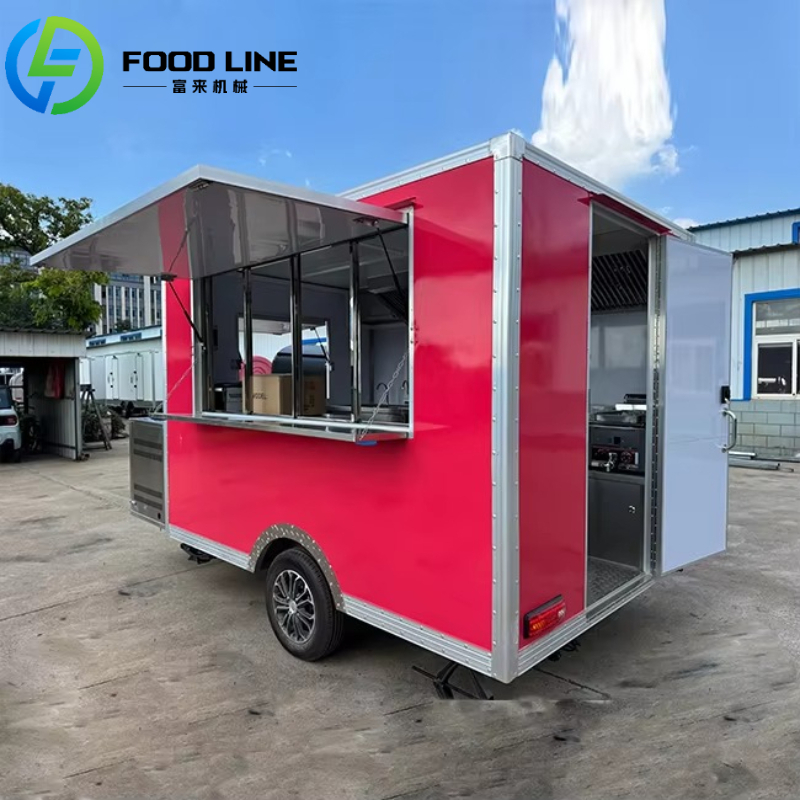 Equipment Of Coffee Shop - Customized Mobile Concession Food Trailer Fully