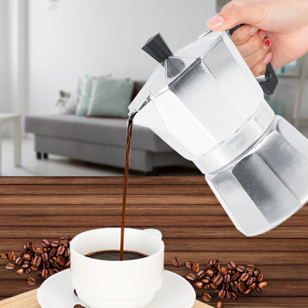 Coffee Equipment For Cafe - Brewing Equipment Aluminum Moka Pot 2