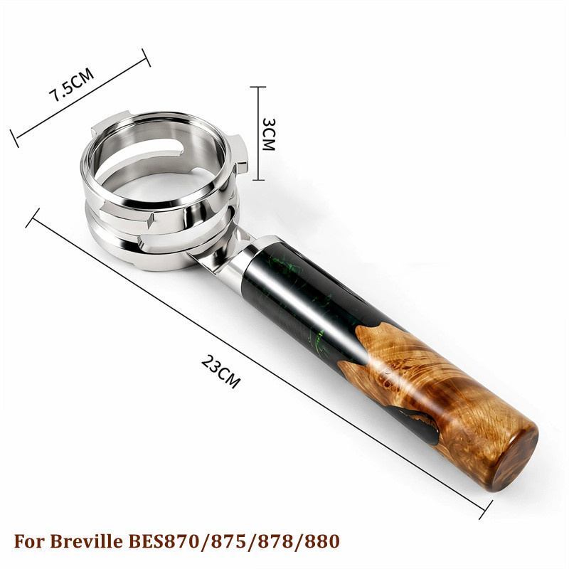 Stainless Steel Flat Place 54m - Naked Portafilter Bottomless ulasan dan harga