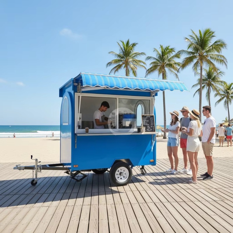 Food Truck Coffee Trailer Stre - Vintage Coffee Equipment ulasan dan harga