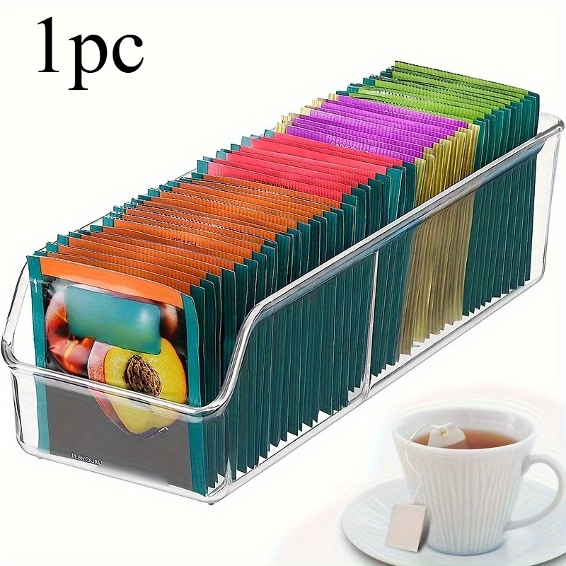 1pc Clear Tea Bag Organizer Bo - Coffee Equipment Organizer ulasan dan harga