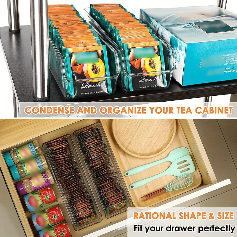 1pc Clear Tea Bag Organizer Bo - Coffee Equipment Organizer ulasan dan harga