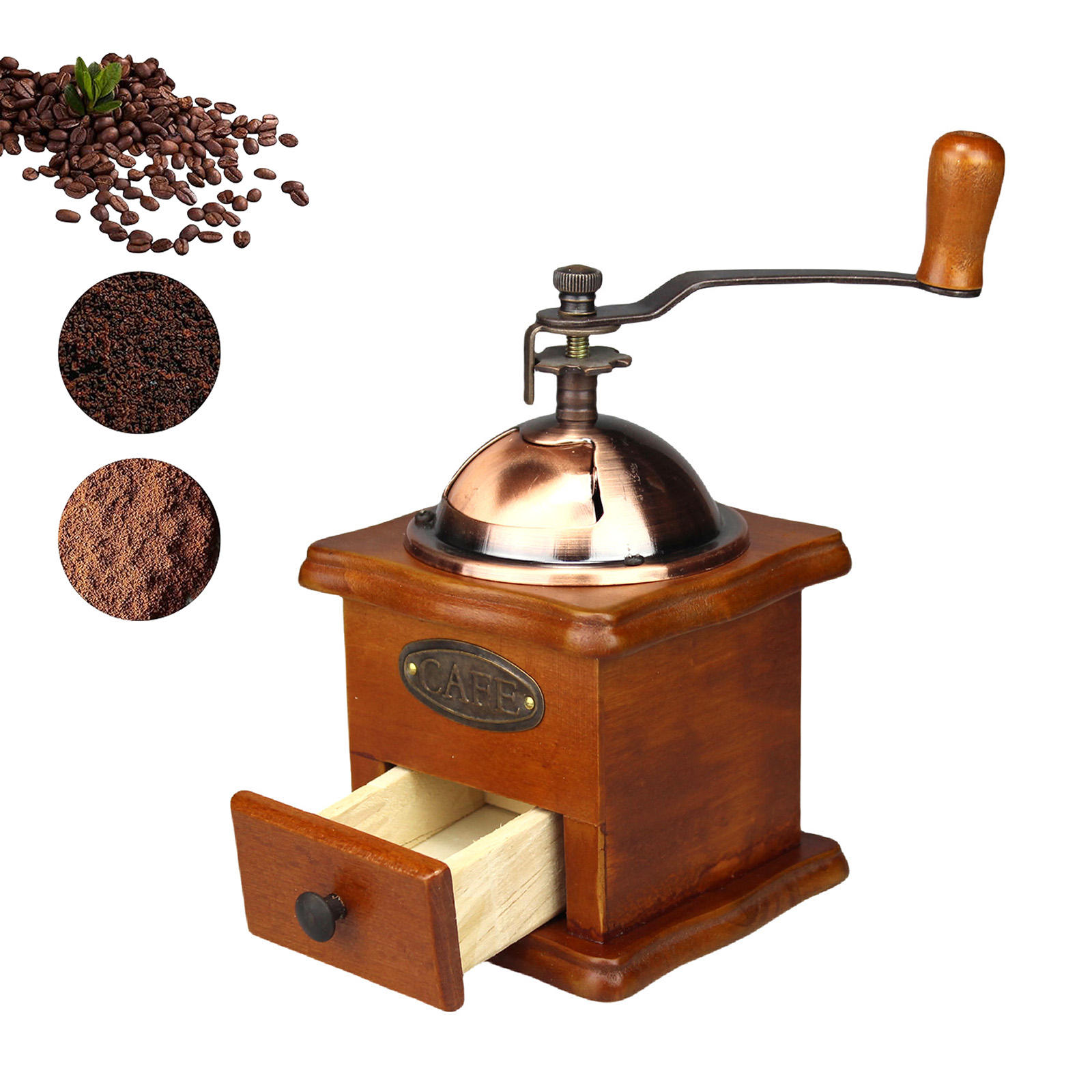 Antique Manual Coffee Grinder  - Vintage Coffee Equipment ulasan dan harga