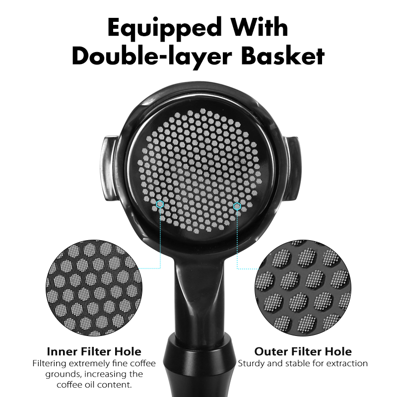 AliKisscafe 58mm Coffee Bottom - Naked Portafilter Bottomless ulasan dan harga